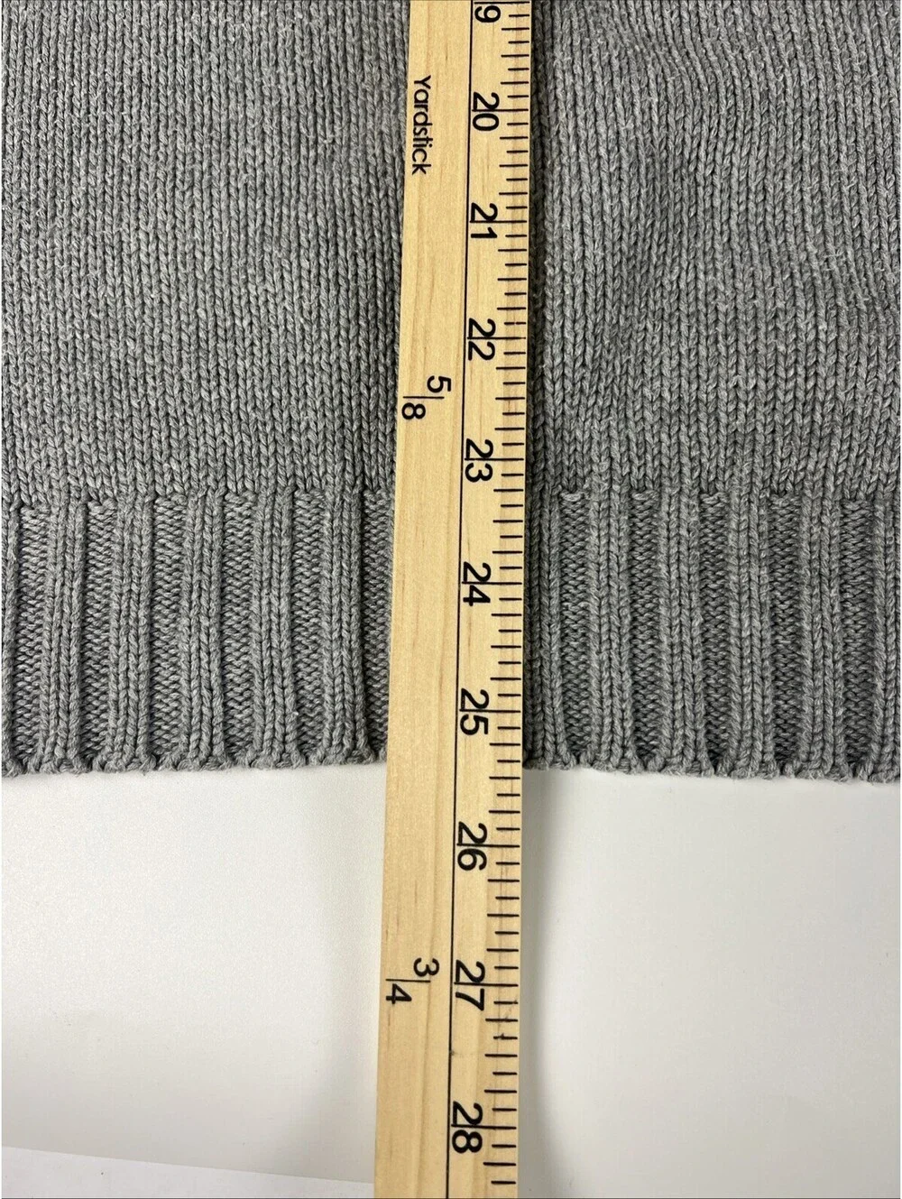 Polo Ralph Lauren Cotton Gray Knit Crewneck Sweater Brown Pony XLarge